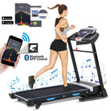 Folding 3.25HP Multifunction Treadmill With LCD Display