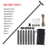 Tactical Walking Stick / Multi-Tool - Trekking Pole - Mountaineering - Self-Defense, Hiking Survival Tool