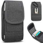 Mobile Phone Vertical Wallet with Belt & Card Slots, For iPhone - Samsung - LG Smart Phones