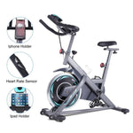 Indoor Fitness, Quiet Drive Exercise Bike with Adjustable Seat