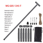 Tactical Walking Stick / Multi-Tool - Trekking Pole - Mountaineering - Self-Defense, Hiking Survival Tool