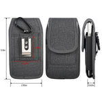 Mobile Phone Vertical Wallet with Belt & Card Slots, For iPhone - Samsung - LG Smart Phones