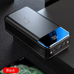 Fast Charge Power Bank with LED Display & Four USB Outputs + Qi Wireless Charge