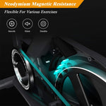 Indoor Stationary Spin Bike / Exercise Bike, with Magnetic Flywheel & Belt Drive *Includes Heart-Rate Monitor/LCD Monitor