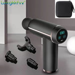 LCD Display Percussion Pistol Massager