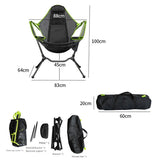 Camping Foldable Rocking Chair - Swinging Beach Chair