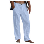 Men's Cotton Linen Yoga Pants