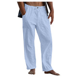 Men's Cotton Linen Yoga Pants