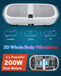 3D Vibration Plate - 3D Motion Vibration Platform - Whole Body Vibration - Home Fitness & Weight Loss