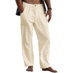 Men's Cotton Linen Yoga Pants